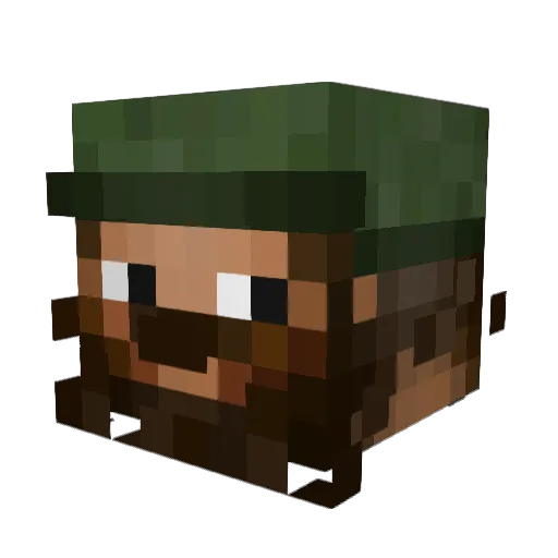 69_LOVIS_69 Minecraft avatar head, 3D render