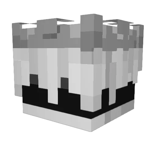 69beli Minecraft avatar head, 3D render