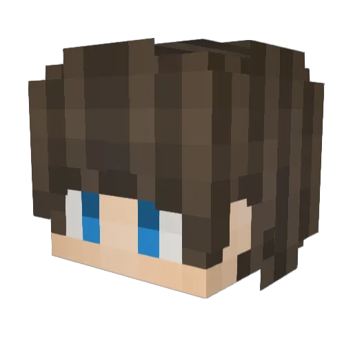 69donut69 Minecraft avatar head, 3D render