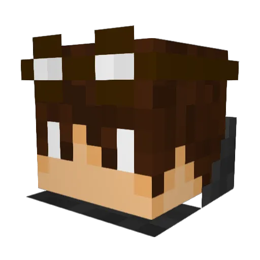 69funtime Minecraft avatar head, 3D render
