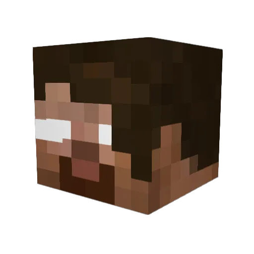 69jamie420 Minecraft avatar head, 3D render