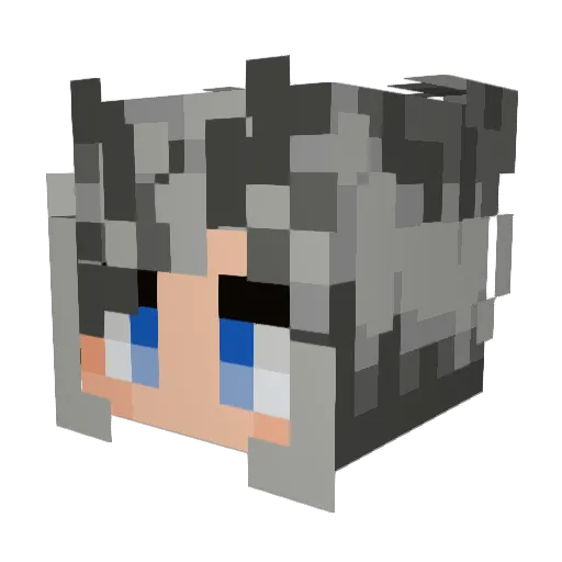 69lizzy Minecraft avatar head, 3D render
