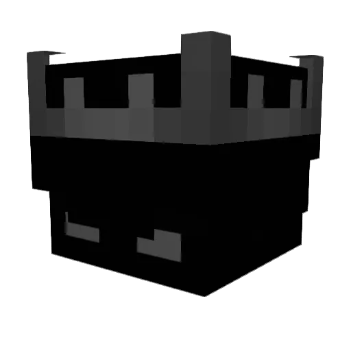 69lolo Minecraft avatar head, 3D render