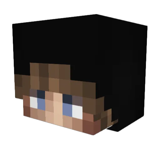 69vincent Minecraft avatar head, 3D render
