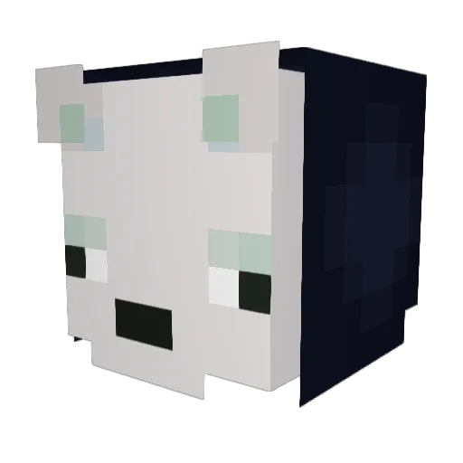 6Kura9 Minecraft avatar head, 3D render