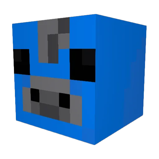 6NotMe9 Minecraft avatar head, 3D render