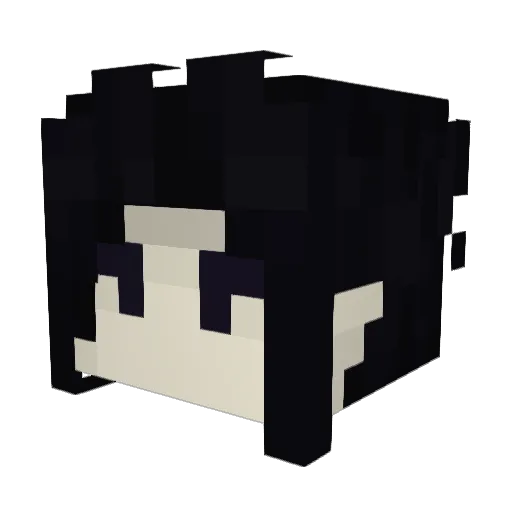 6Saint6Lucifer6 Minecraft avatar head, 3D render
