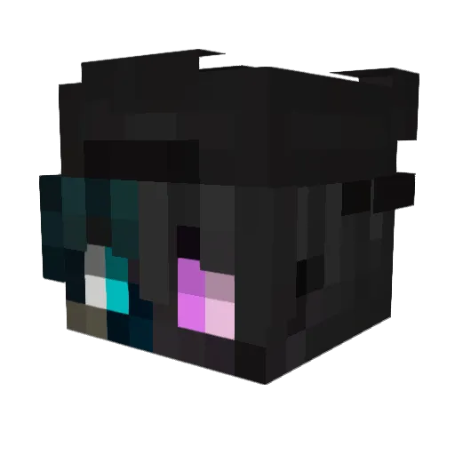 6ViPh5 Minecraft avatar head, 3D render