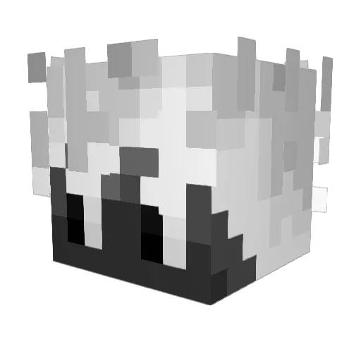 6adan Minecraft avatar head, 3D render
