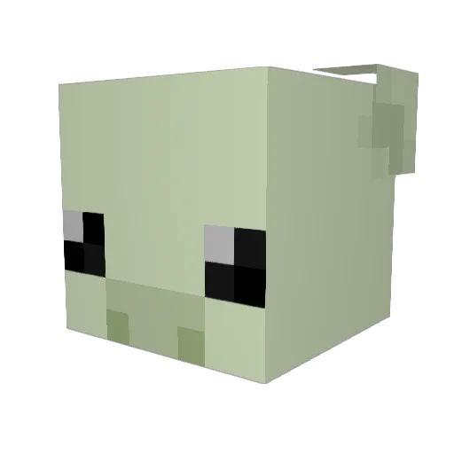 6annibal Minecraft avatar head, 3D render