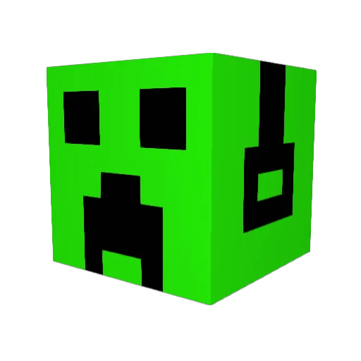 6ast1an Minecraft avatar head, 3D render