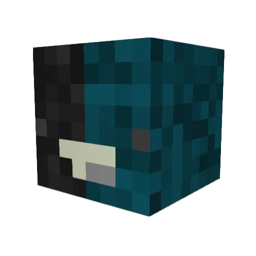 6axter Minecraft avatar head, 3D render