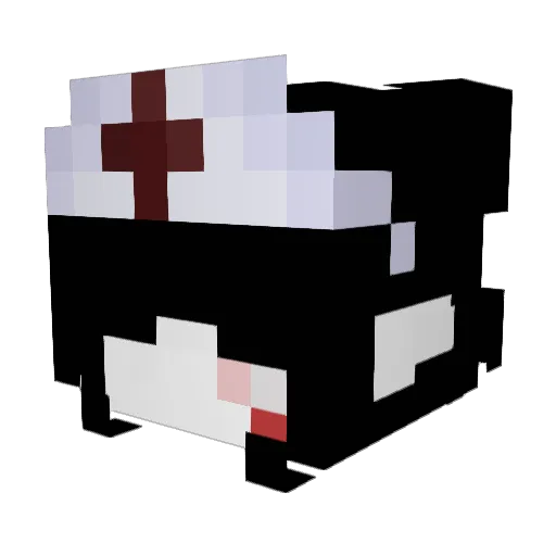 6ch0 Minecraft avatar head, 3D render