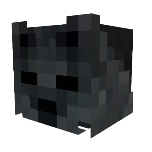 6d66 Minecraft avatar head, 3D render