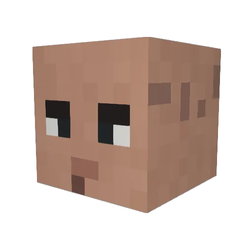 6derZorn9 Minecraft avatar head, 3D render