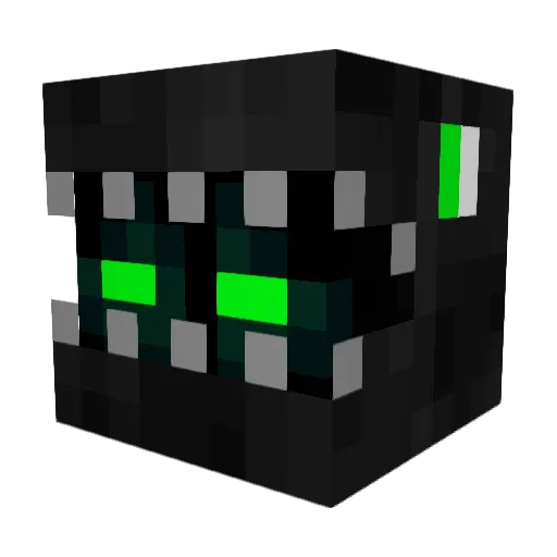 6ervelo_ Minecraft avatar head, 3D render