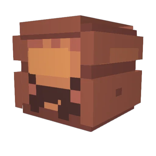 6kejang_0916 Minecraft avatar head, 3D render