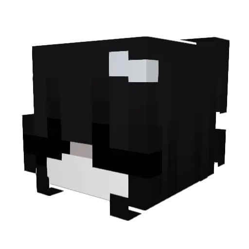 6mys Minecraft avatar head, 3D render