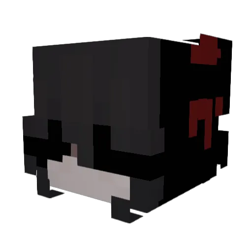6nevi Minecraft avatar head, 3D render