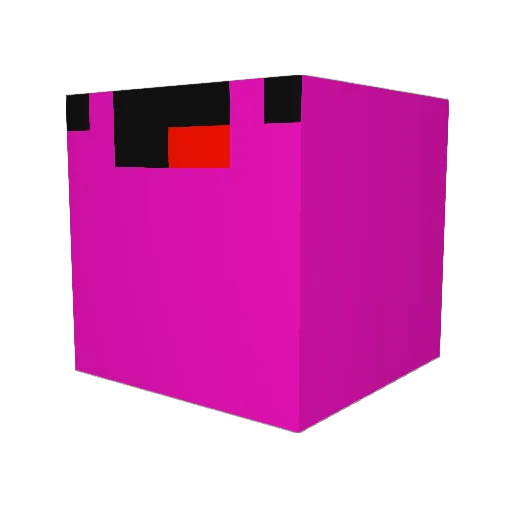 6o9o Minecraft avatar head, 3D render