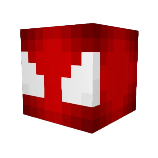 6poles Minecraft avatar head, 3D render