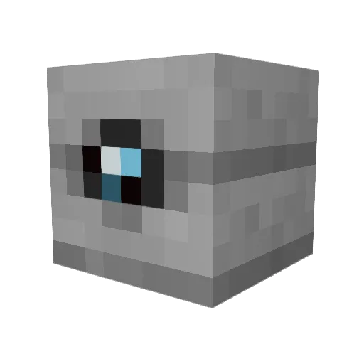6ravo Minecraft avatar head, 3D render