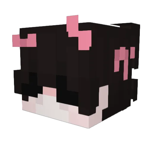 6rti Minecraft avatar head, 3D render