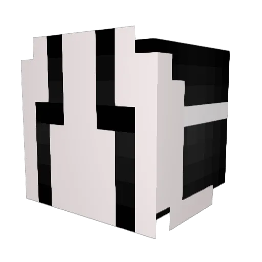 6senses Minecraft avatar head, 3D render