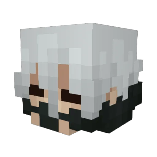 6si6xz6 Minecraft avatar head, 3D render