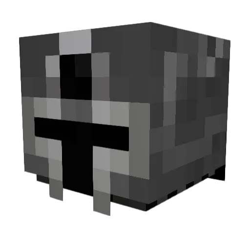 6wr Minecraft avatar head, 3D render