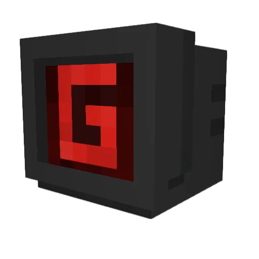 6xng Minecraft avatar head, 3D render