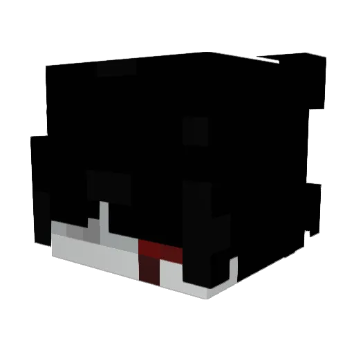 6xurv Minecraft avatar head, 3D render