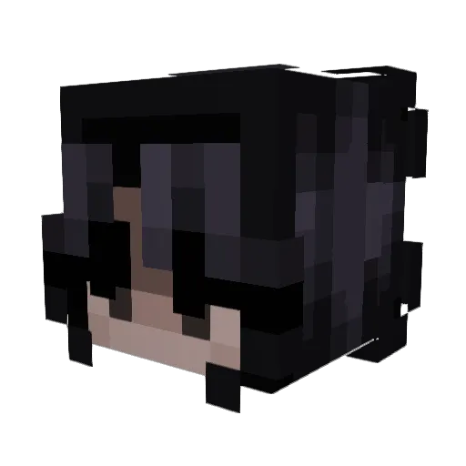 6ythz Minecraft avatar head, 3D render