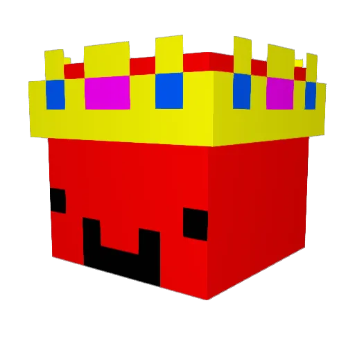 6zeto Minecraft avatar head, 3D render