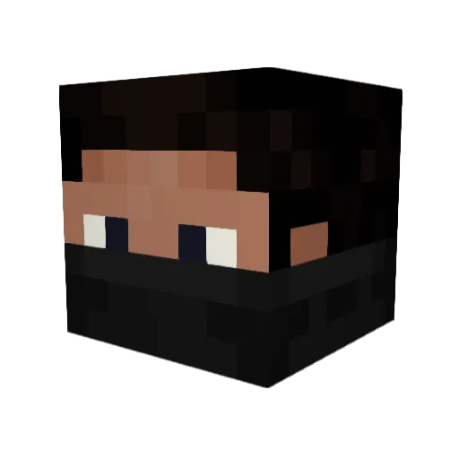 700Griffon Minecraft avatar head, 3D render