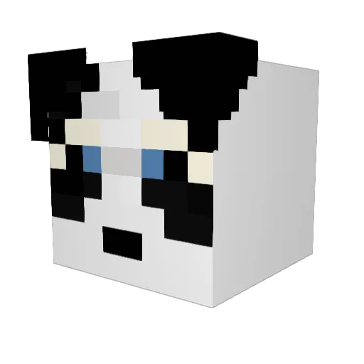 70Sleven Minecraft avatar head, 3D render