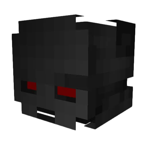 70fpsToilet Minecraft avatar head, 3D render