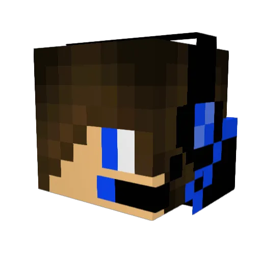 710Wiccandreams Minecraft avatar head, 3D render