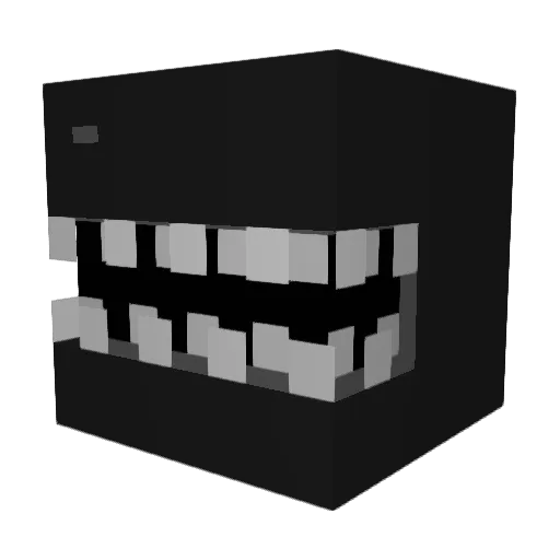 712223 Minecraft avatar head, 3D render
