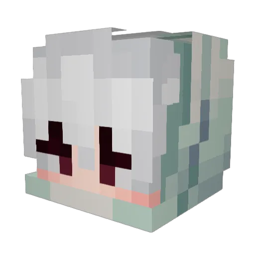 720pAmiri Minecraft avatar head, 3D render