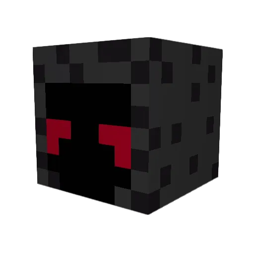 725kh Minecraft avatar head, 3D render