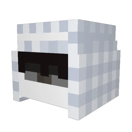 72Os Minecraft avatar head, 3D render