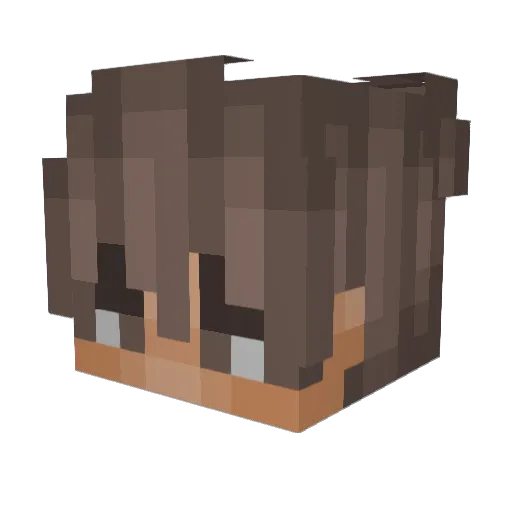 7331Knopersik Minecraft avatar head, 3D render