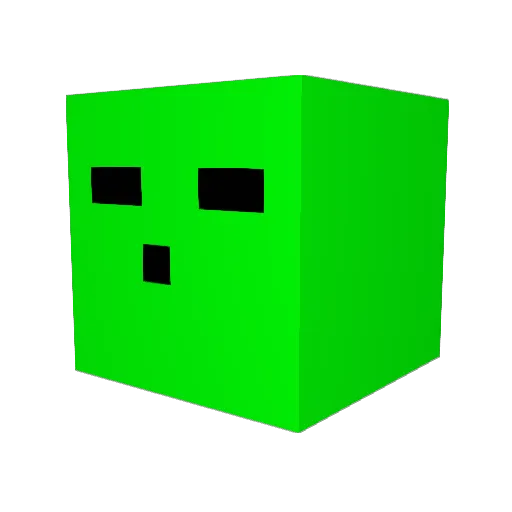 735374 Minecraft avatar head, 3D render