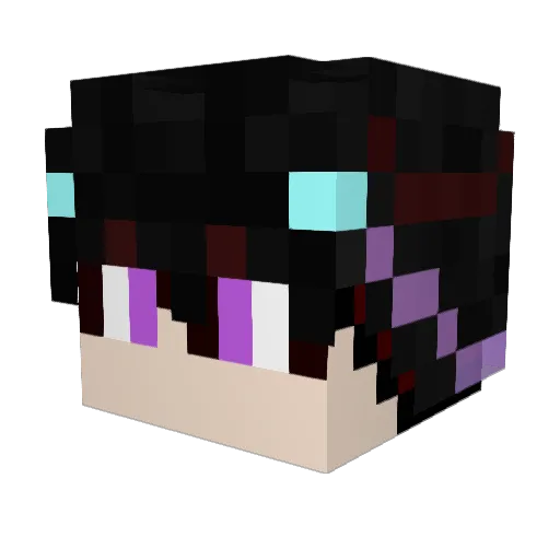 73SF Minecraft avatar head, 3D render