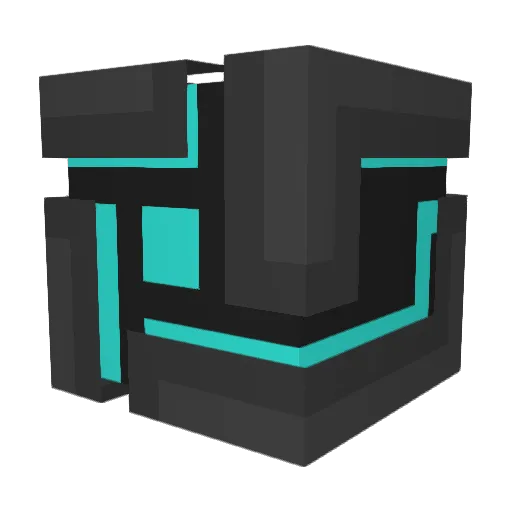 744 Minecraft avatar head, 3D render