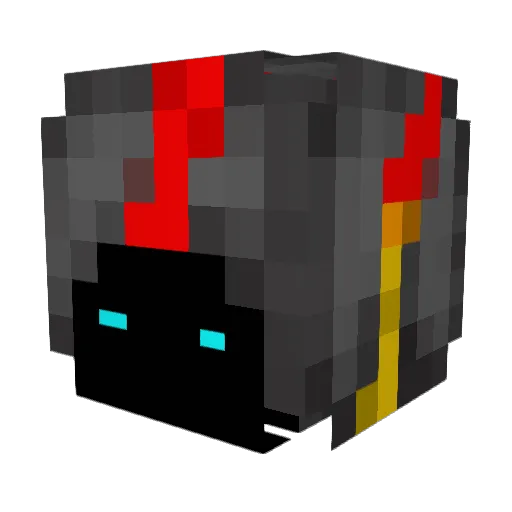 74ismyname Minecraft avatar head, 3D render