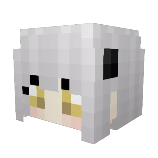 75439785 Minecraft avatar head, 3D render