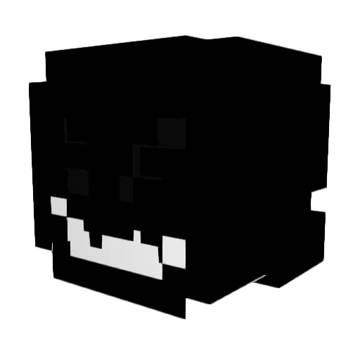 75zivko Minecraft avatar head, 3D render
