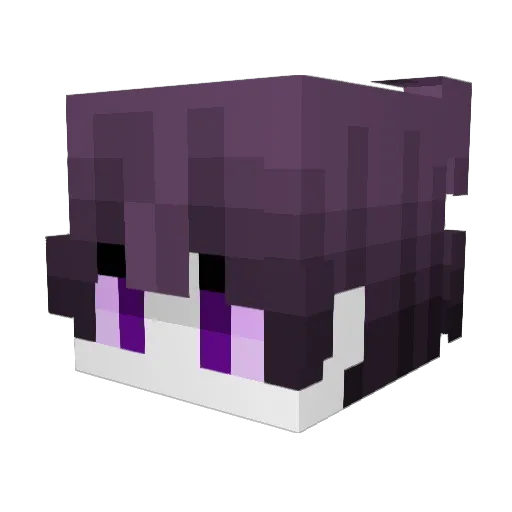 7678 Minecraft avatar head, 3D render